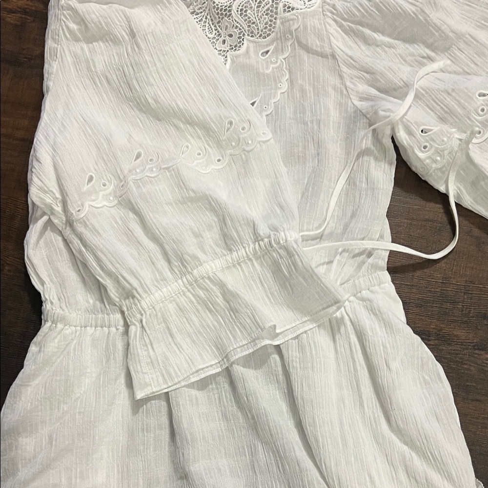 Coach White Lace Crochet Top - Picture 6 of 8